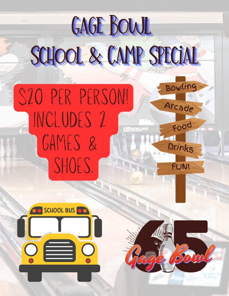 school and camp special